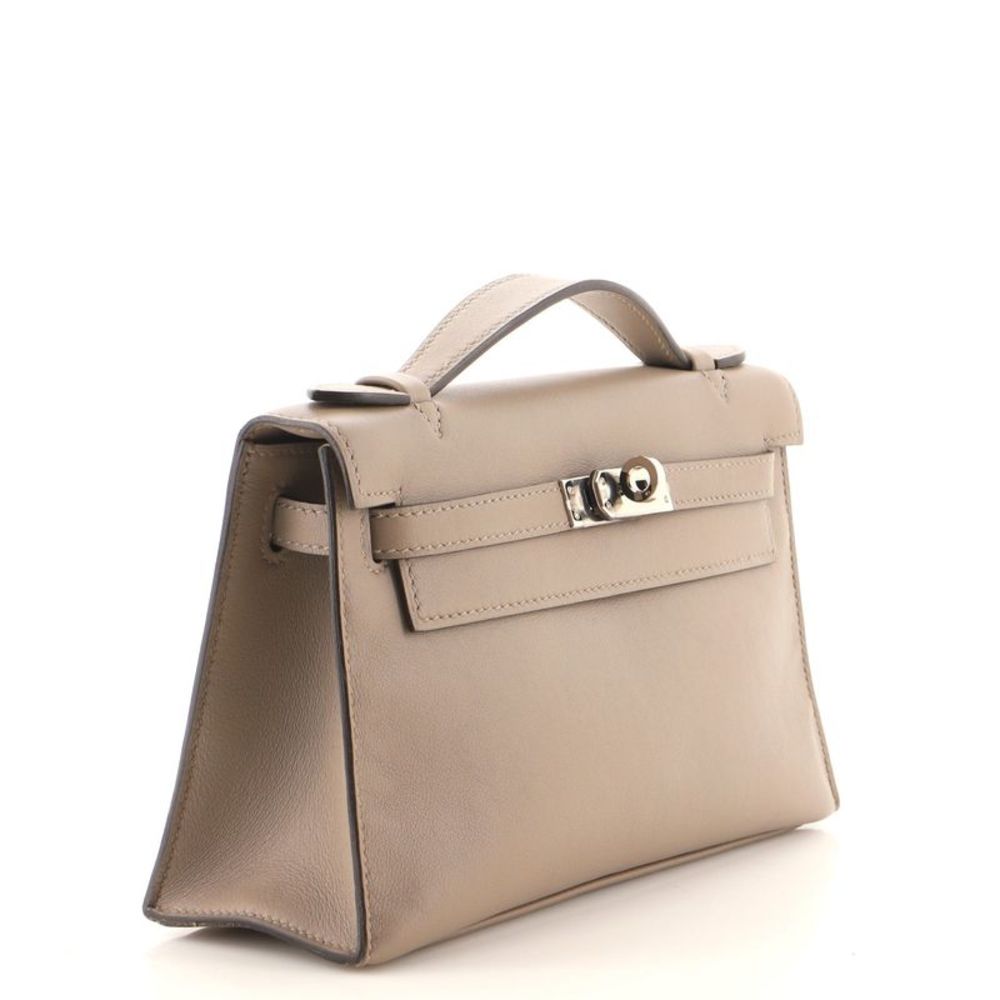Hermes Kelly Pochette Swift Neutral - Picture 3 of 11